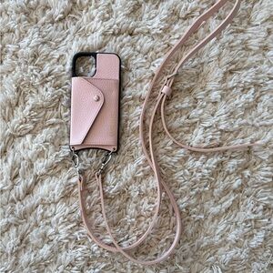 Bandolier Pink Crossbody Phone Case